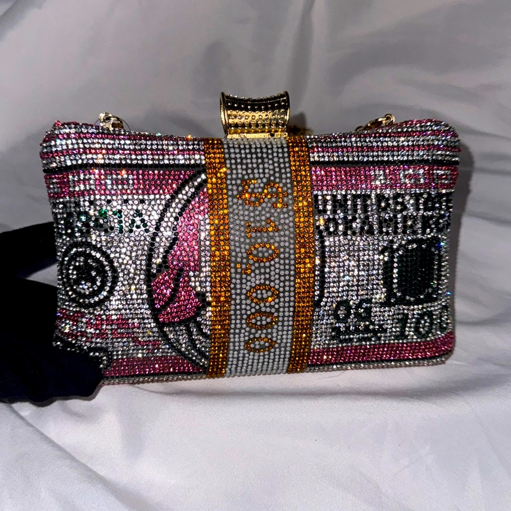 New Pink Crystal Money Bag !